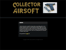Tablet Screenshot of collectorairsoft.com